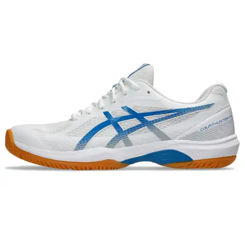 ASICS COURT HUNTER FF Breathable Badminton Shoes Men's White Blue