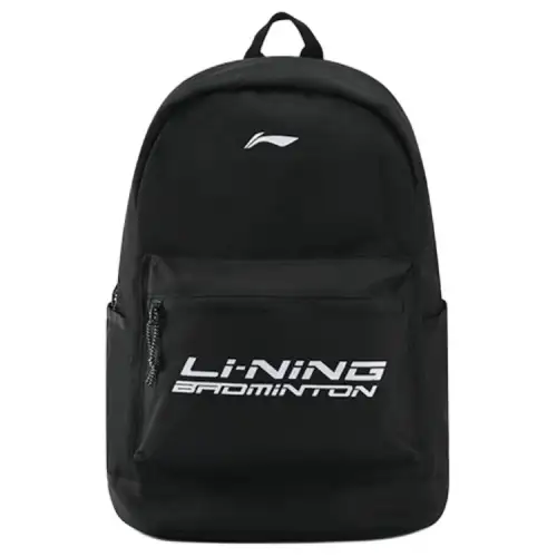 Li Ning Fabric Backpack Unisex Black