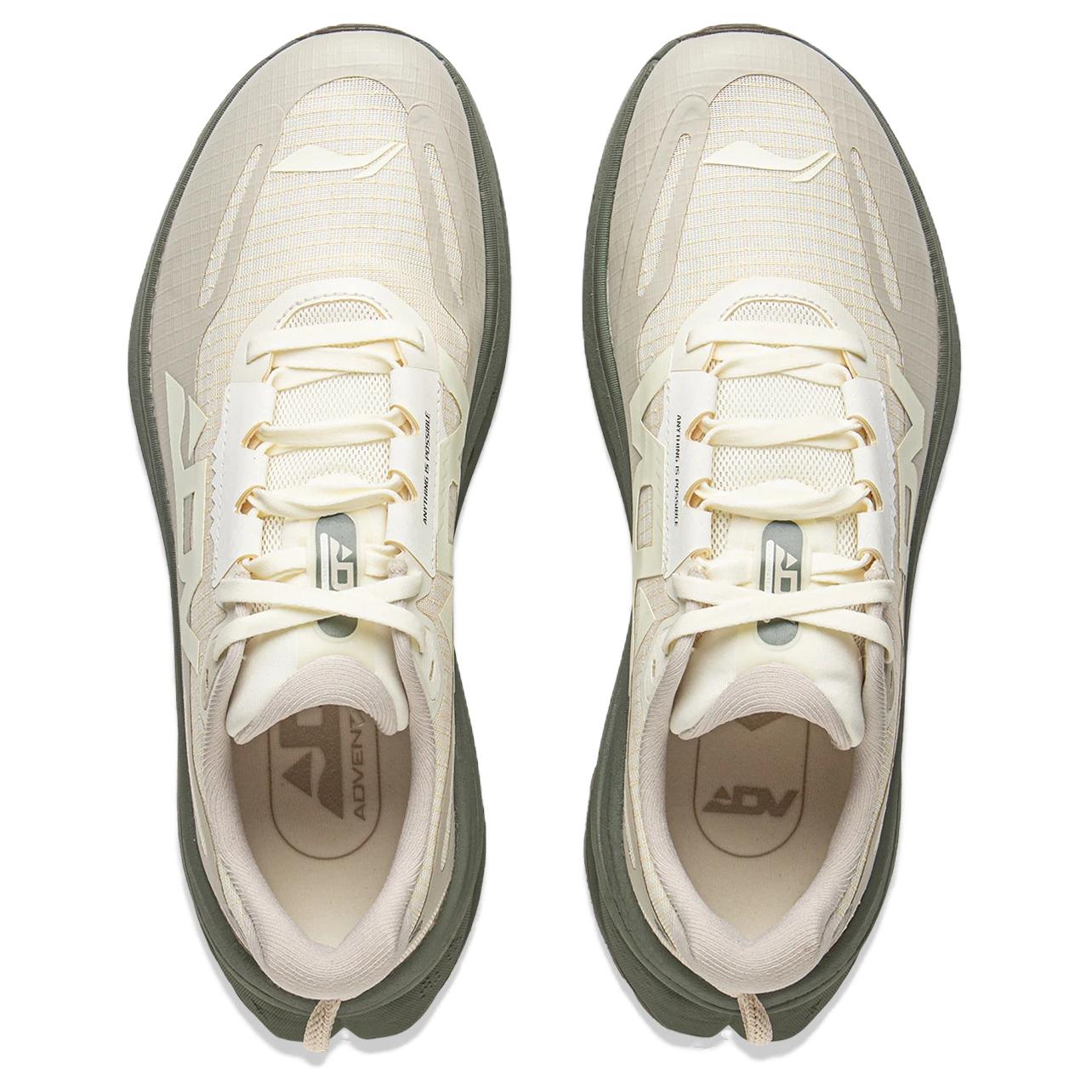 Li Ning De Lu Low top Trail Running Shoes Men’s Mother Of Pearl Gravel White Gray