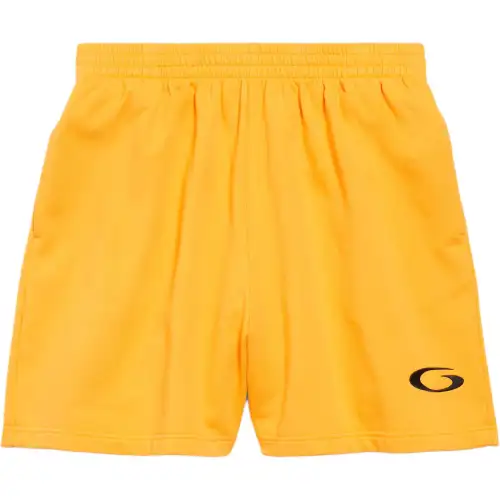 Balenciaga Logo Embroidered Elastic-Waist Shorts
