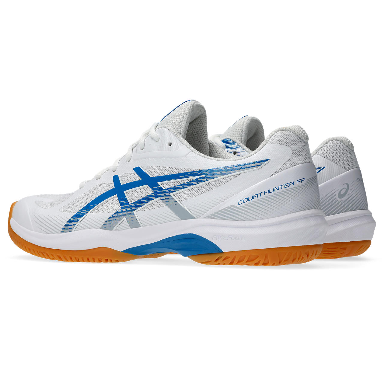 ASICS COURT HUNTER FF Breathable Badminton Shoes Men’s White Blue