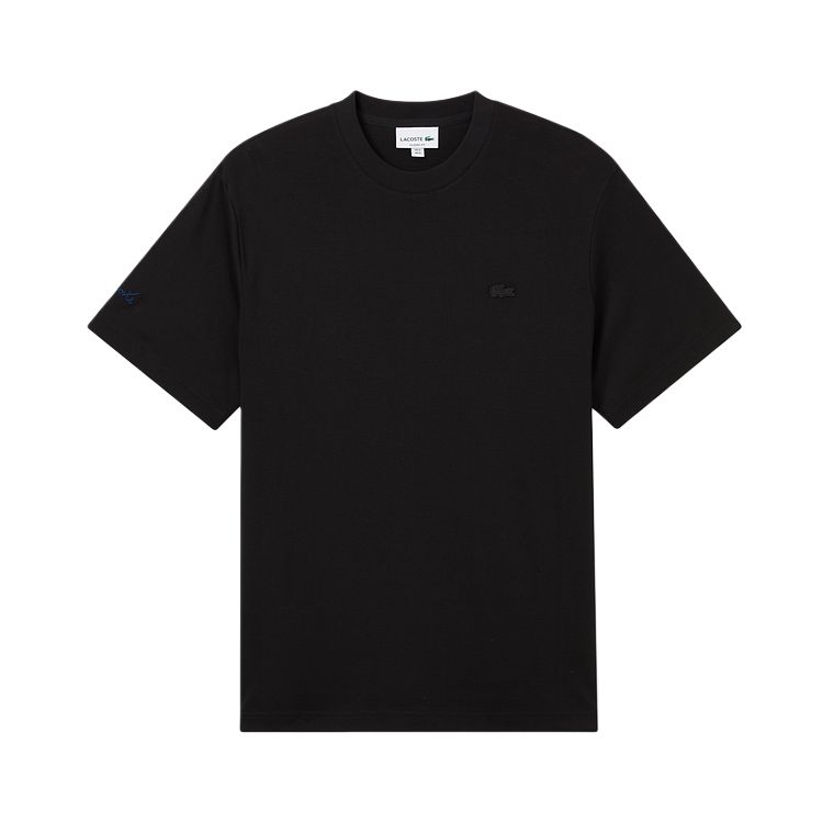 Мужская футболка LACOSTE (синяя) — фото 2
