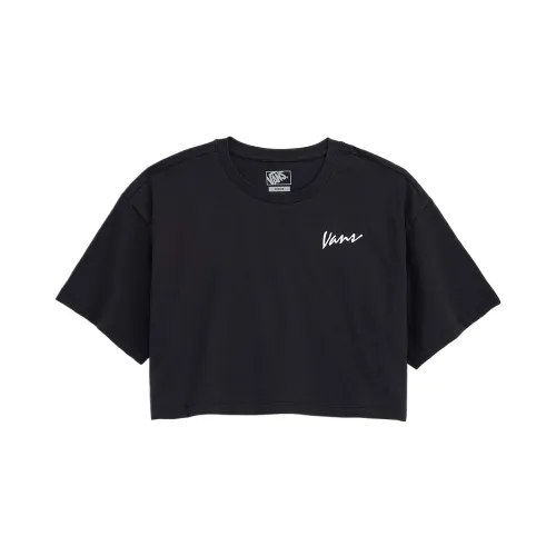 Vans T Shirts Unisex Black Crew Neck