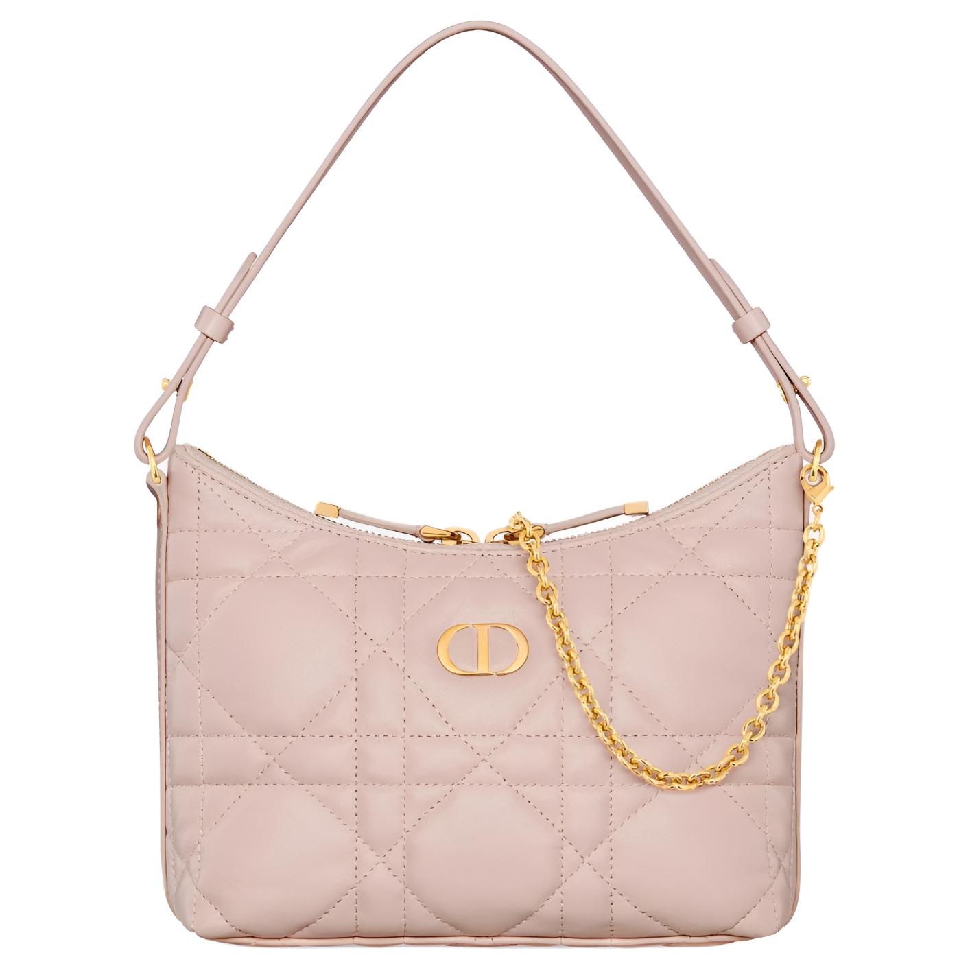 Женская сумка Dior Miss Caro (розовая)