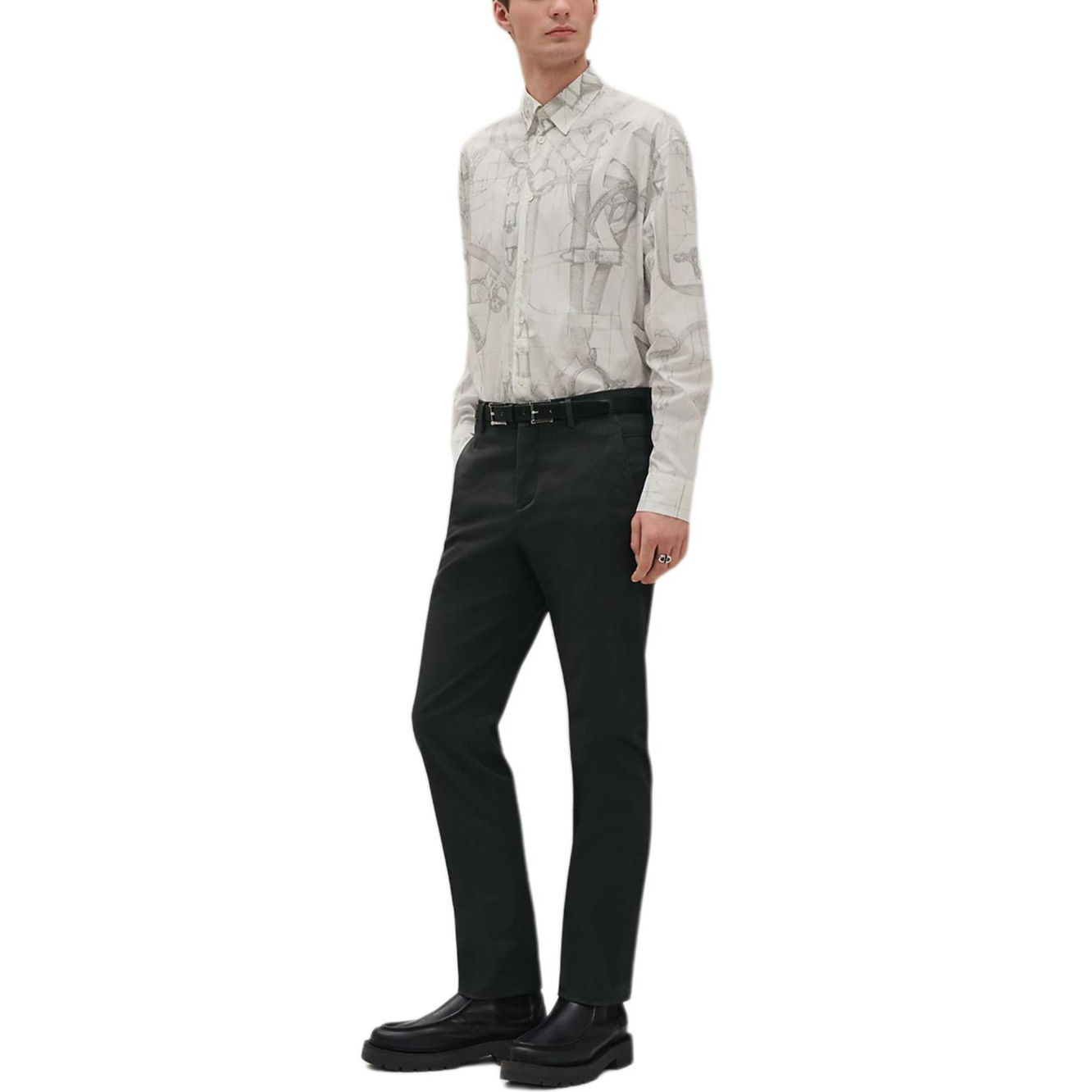HERMES FW25 Fall Winter Collection Casual Pants Men's