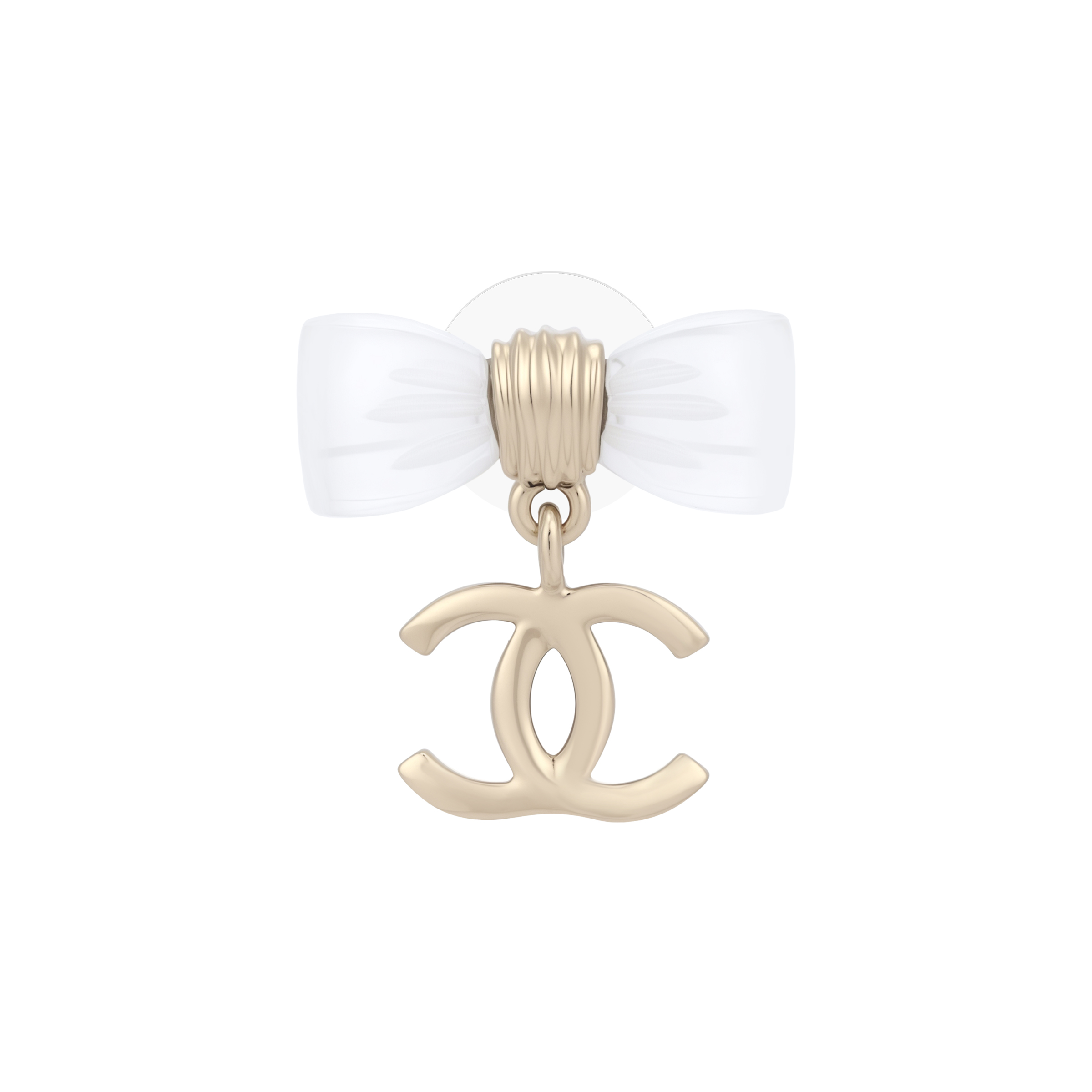 Серьги Chanel 25P Bow (золотые) — фото 2