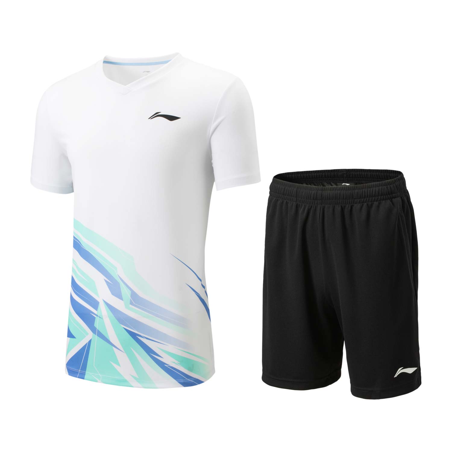 Li Ning Badminton Collection Badminton Jersey Set Unisex Standard White