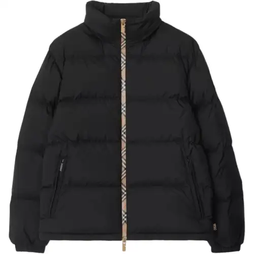 Burberry Check trimmed Puffer Jacket