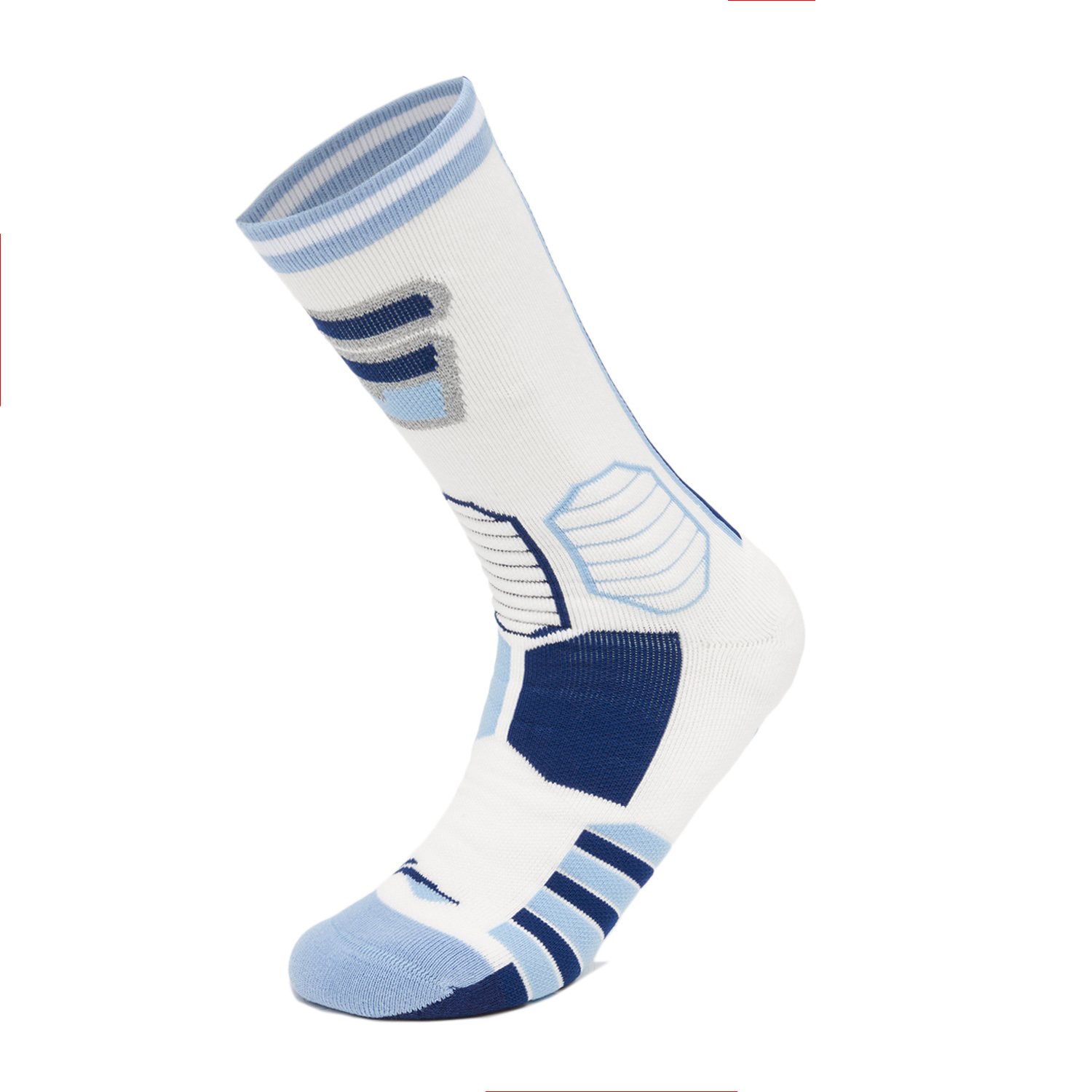 Li Ning Basketball Collection Basketball Socks Unisex 1 Pack Shadow Purple Blue