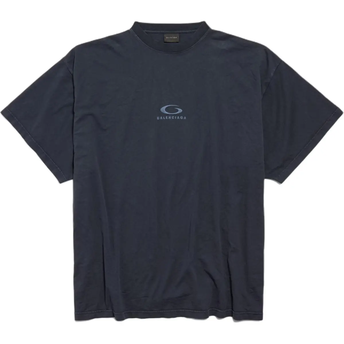 Balenciaga Logo Embroidered Oversized T Shirt