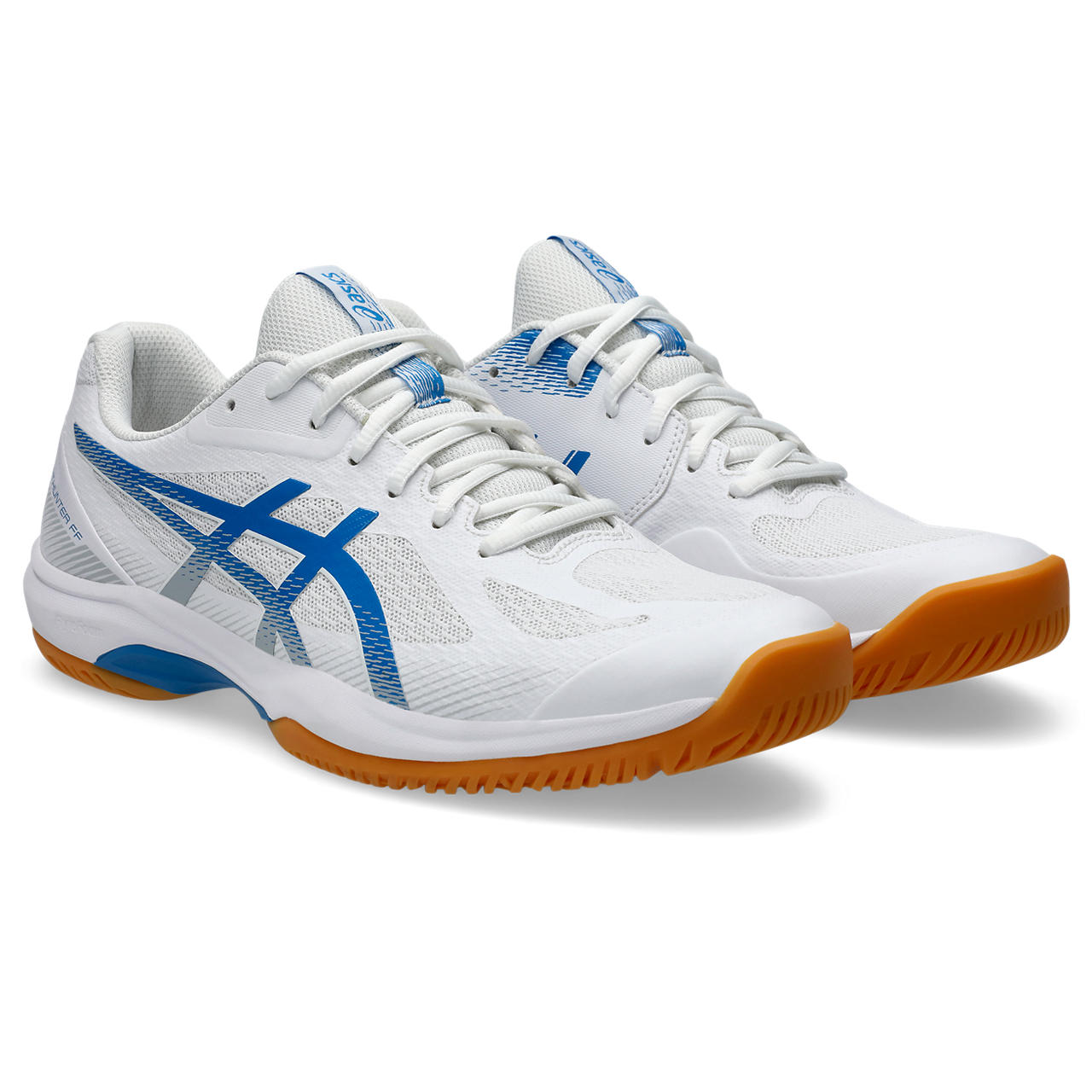 ASICS COURT HUNTER FF Breathable Badminton Shoes Men’s White Blue