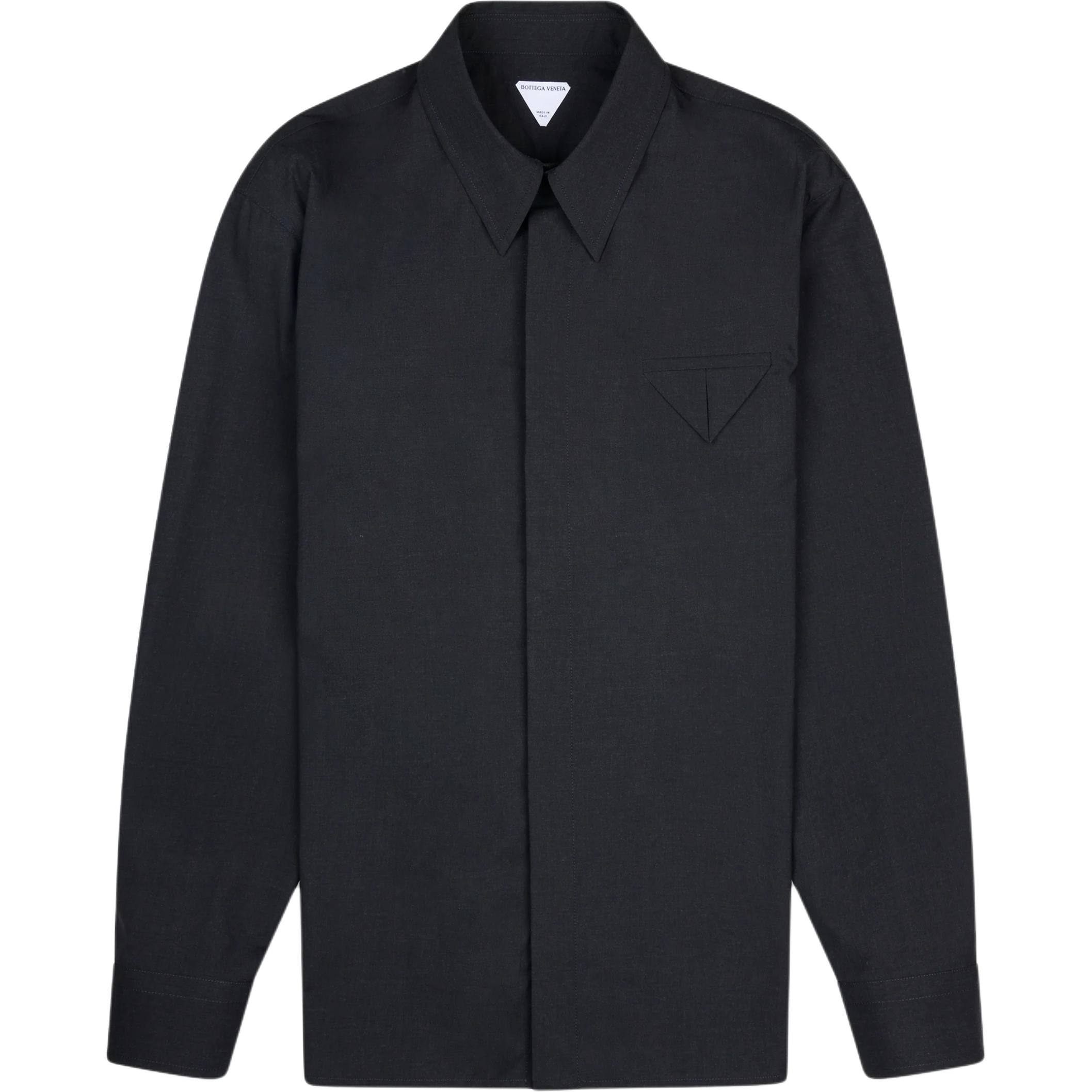 Мужская рубашка Bottega Bottega Veneta FW25 (коричневая)