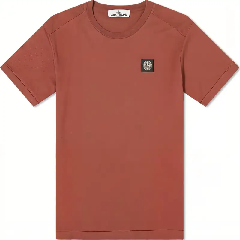 STONE ISLAND T Shirt Men's Burgundy