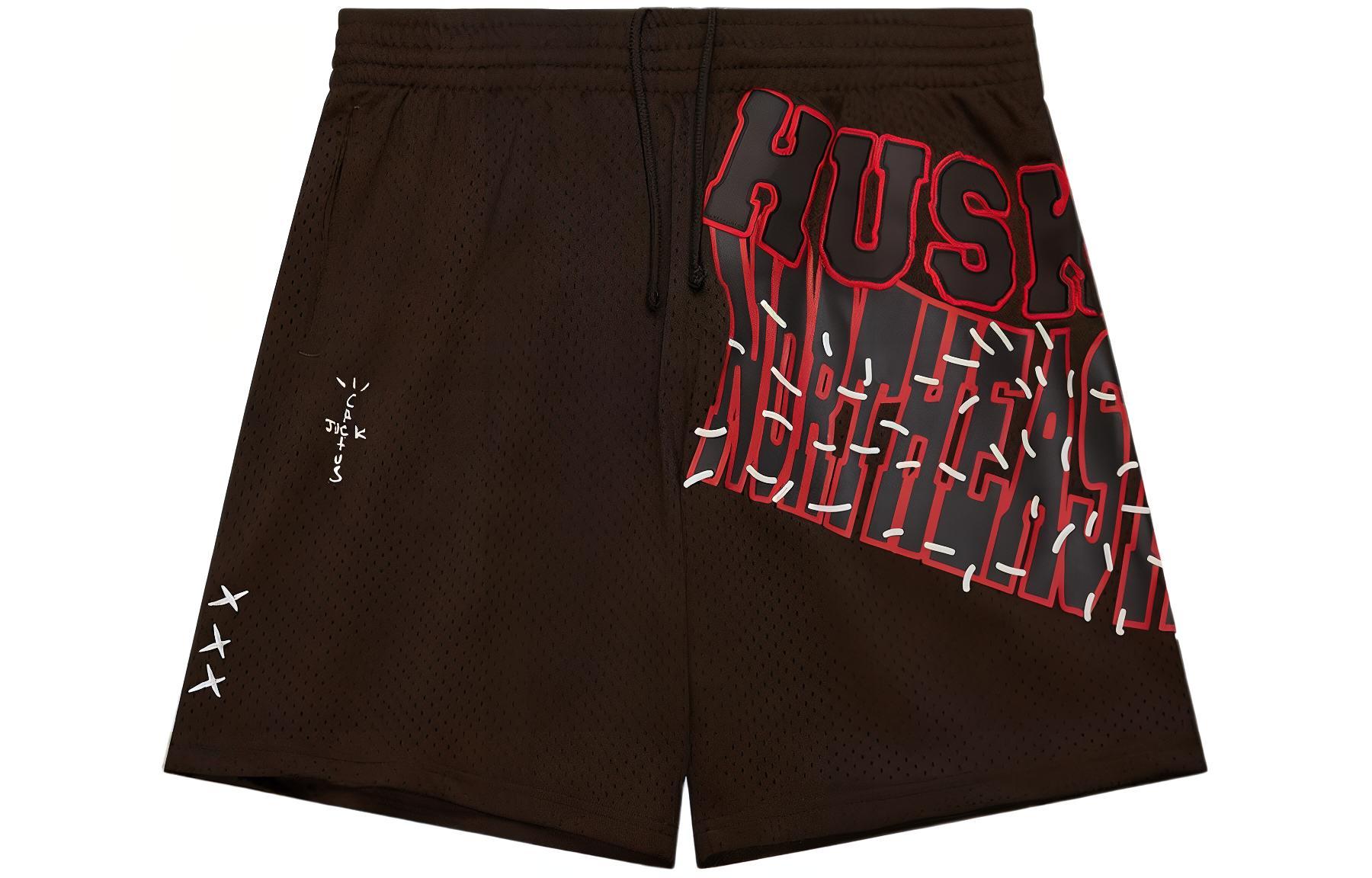Travis Scott X Mitchell & Ness Northeastern Huskies Basketball Shorts