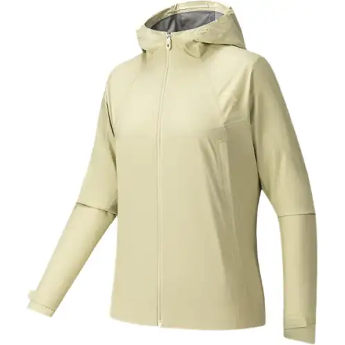 ANTA Variety Training Collection Windbreaker Jackets Women's Milk Crisps Yellow Hooded Moderate