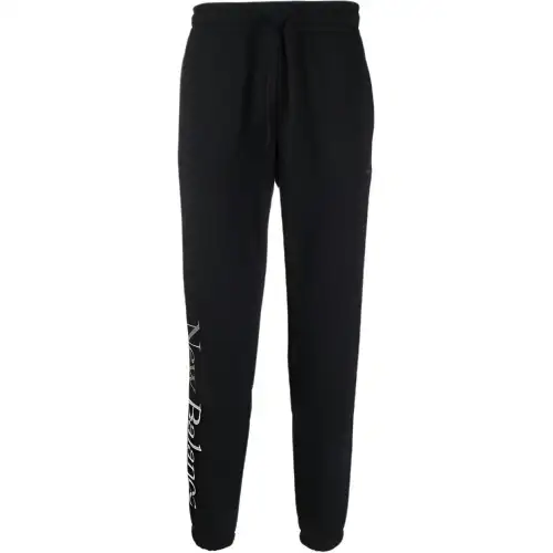 New Balance CELEBRATE Knitted Sweatpants Men's Black Moderate Cuffed Pants
