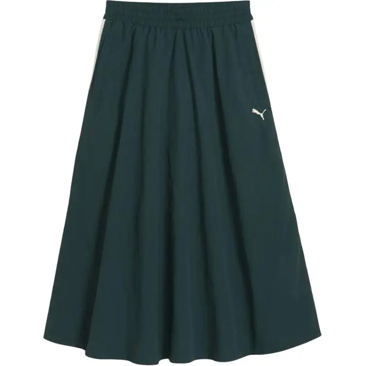 PUMA Casual Long Skirts Women's Green Moderate Other