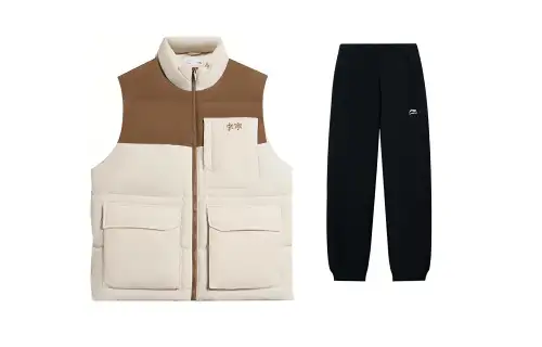 Li Ning Casual Sportswear Men's Stand Collar Moderate
