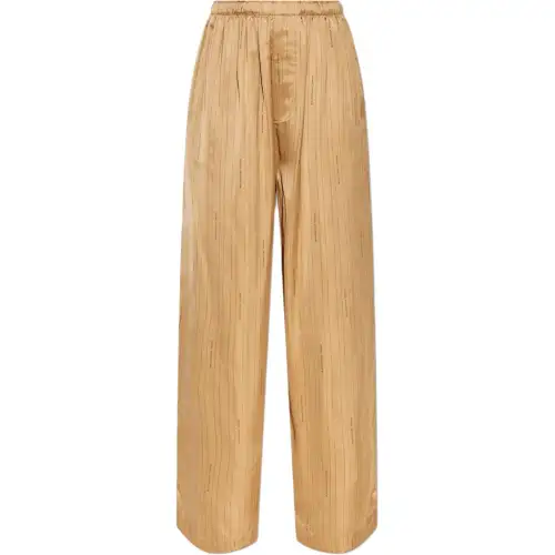 Balenciaga Balencia Elasticated Waist Wide Leg Pants