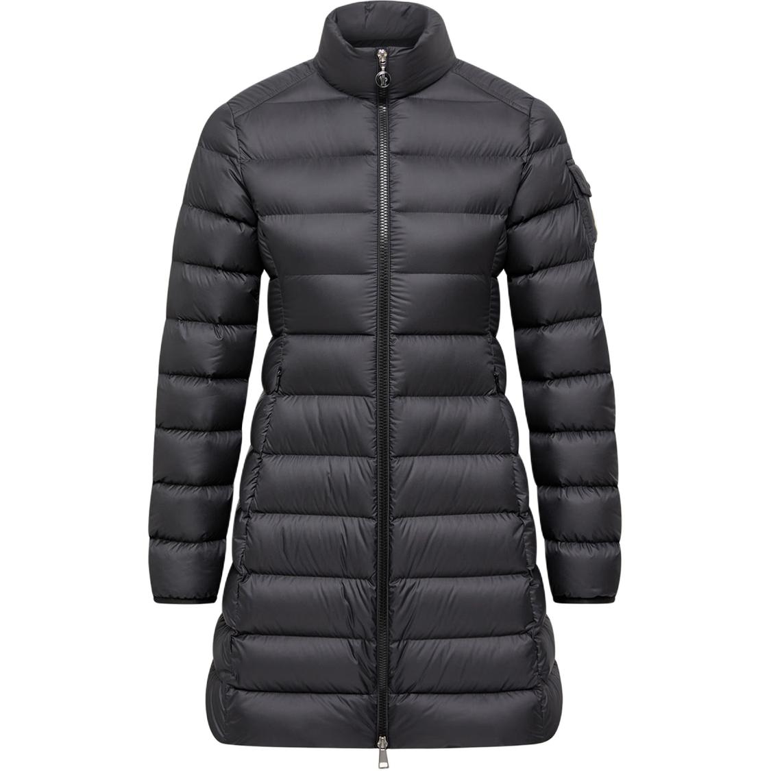 Женская куртка Moncler Igesse Mid-Length Down Jacket (черная)