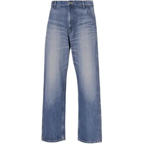 Onitsuka Tiger DENIVITA WIDE DENIM PANTS Jeans Men's Light Blue