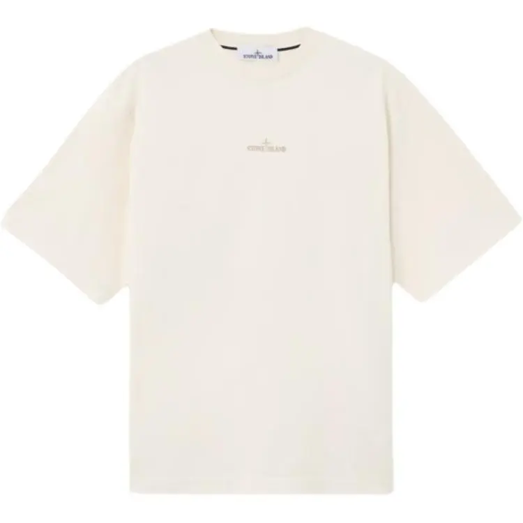 STONE ISLAND Compass Printed Crewneck T Shirt