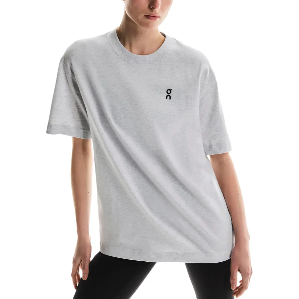 On Club T Shirt Women's Heather Gray/Pink