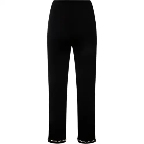 MIU MIU Casual Pants Women's Black Moderate Bootcut Pants
