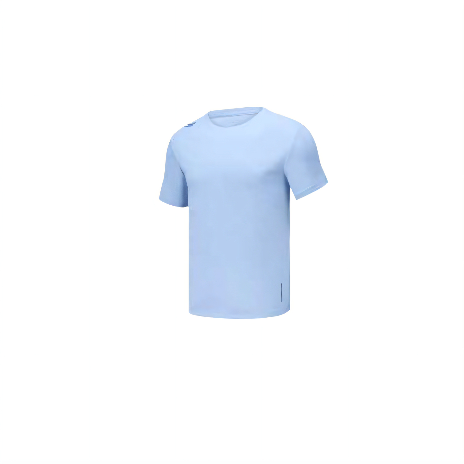 Skechers Quick Dry T Shirts Men’s Blue 00F5 Crew Neck Moderate