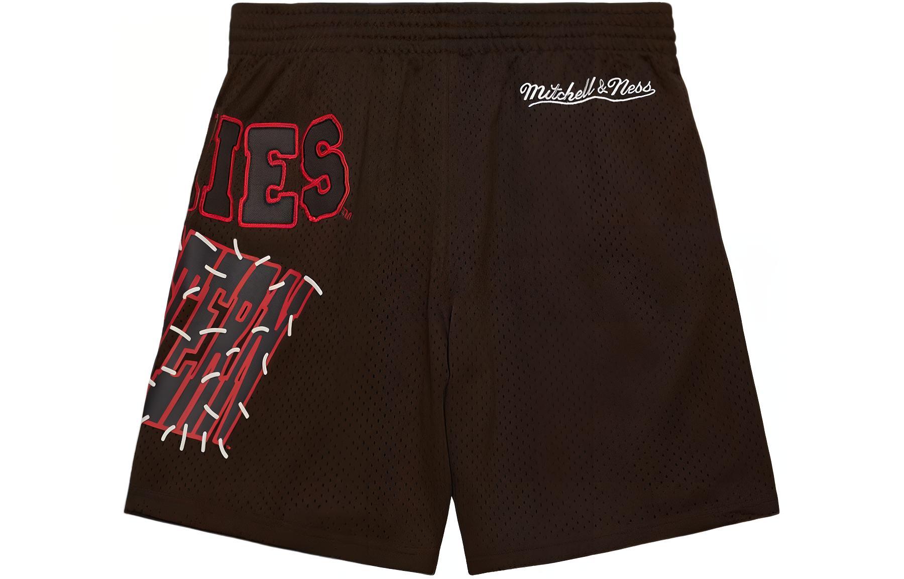 Travis Scott X Mitchell & Ness Northeastern Huskies Basketball Shorts