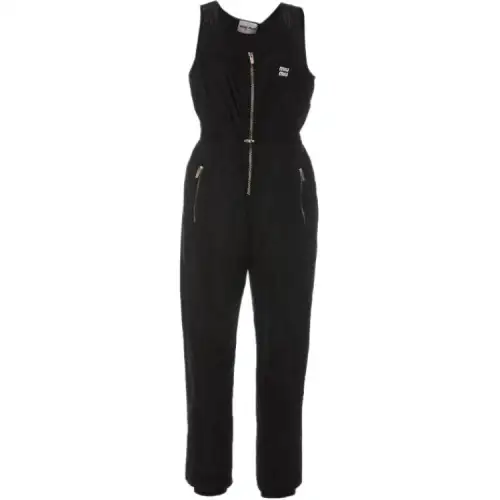 MIU MIU Jumpsuits Women's Black Moderate Jumpsuit