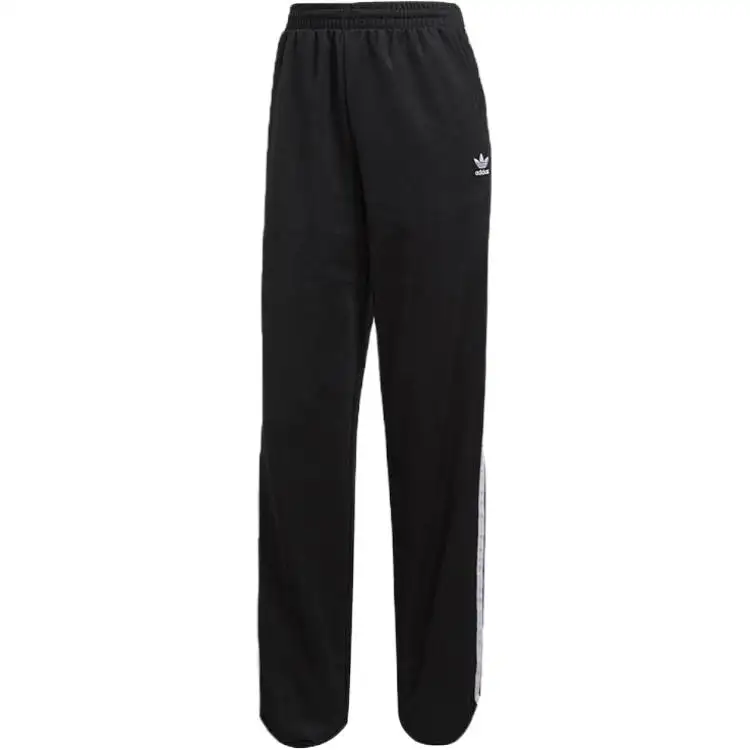 Adidas Originals Casual Pants Women's Black Moderate Straight Fit Pants
