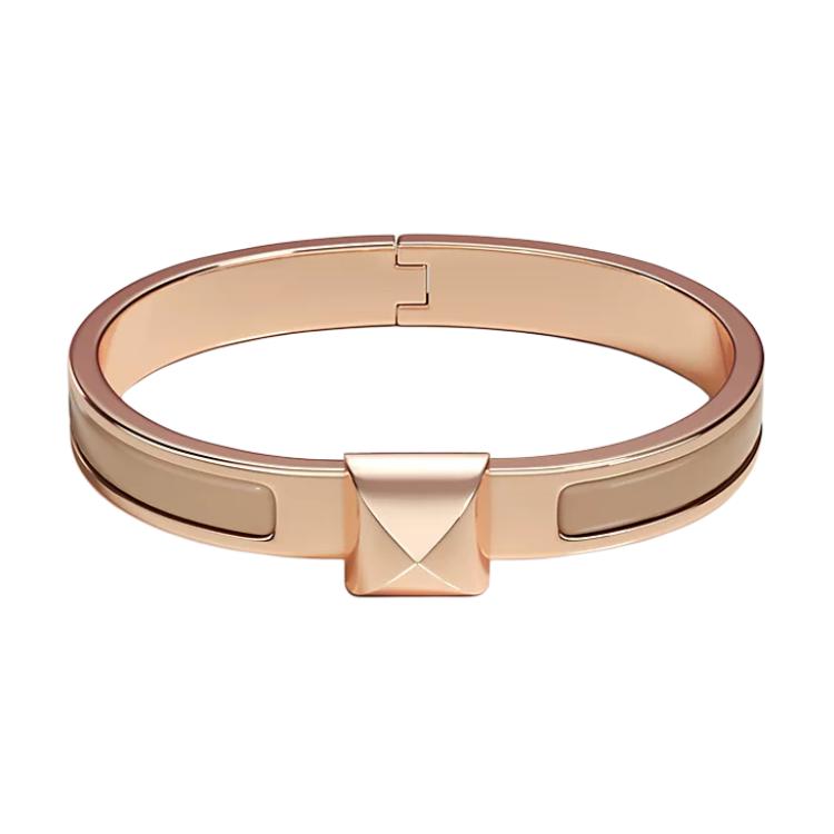 Женский браслет Hermes (розовое золото)
