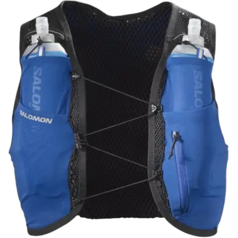 SALOMON 4L Brand Logo Outdoor Bags Nylon Blue Men's