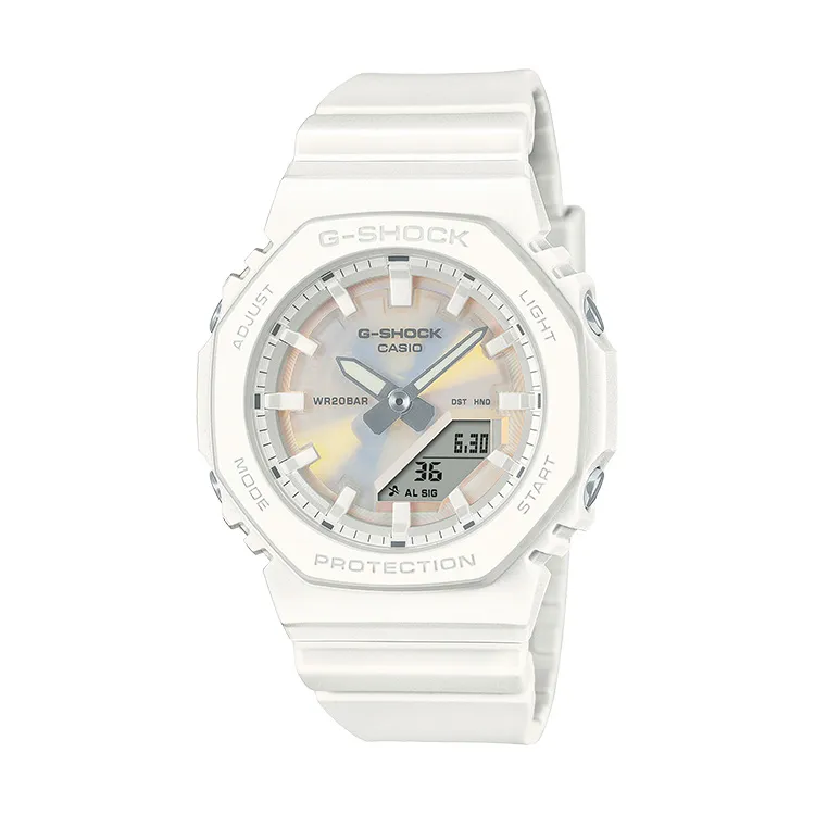 CASIO GMA P2100 Collection Quartz Movement Resin Strap Watch Women's Watch Purple Watch Dial