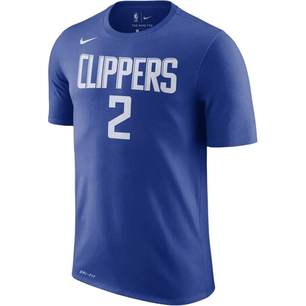 Nike T-Shirts Men's Blue Crew Neck Moderate