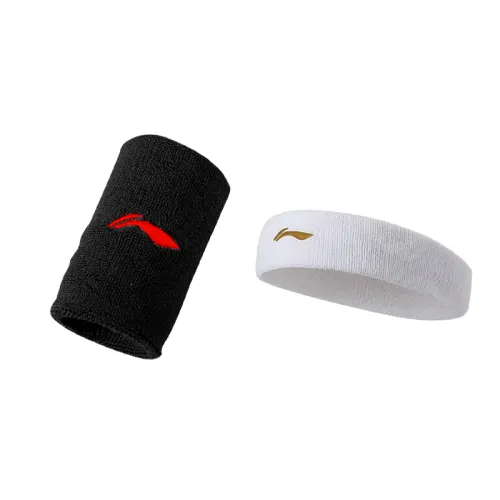 Li Ning, comfortable antiperspirant, wristband, protective gear, travel basketball set for badminton for men and women, absorbs sweat and smell