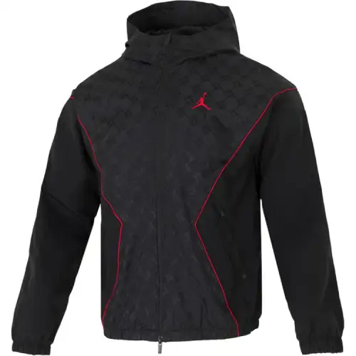 Jordan Brooklyn Jackets Men's Black Hooded Non Detachable Moderate Other