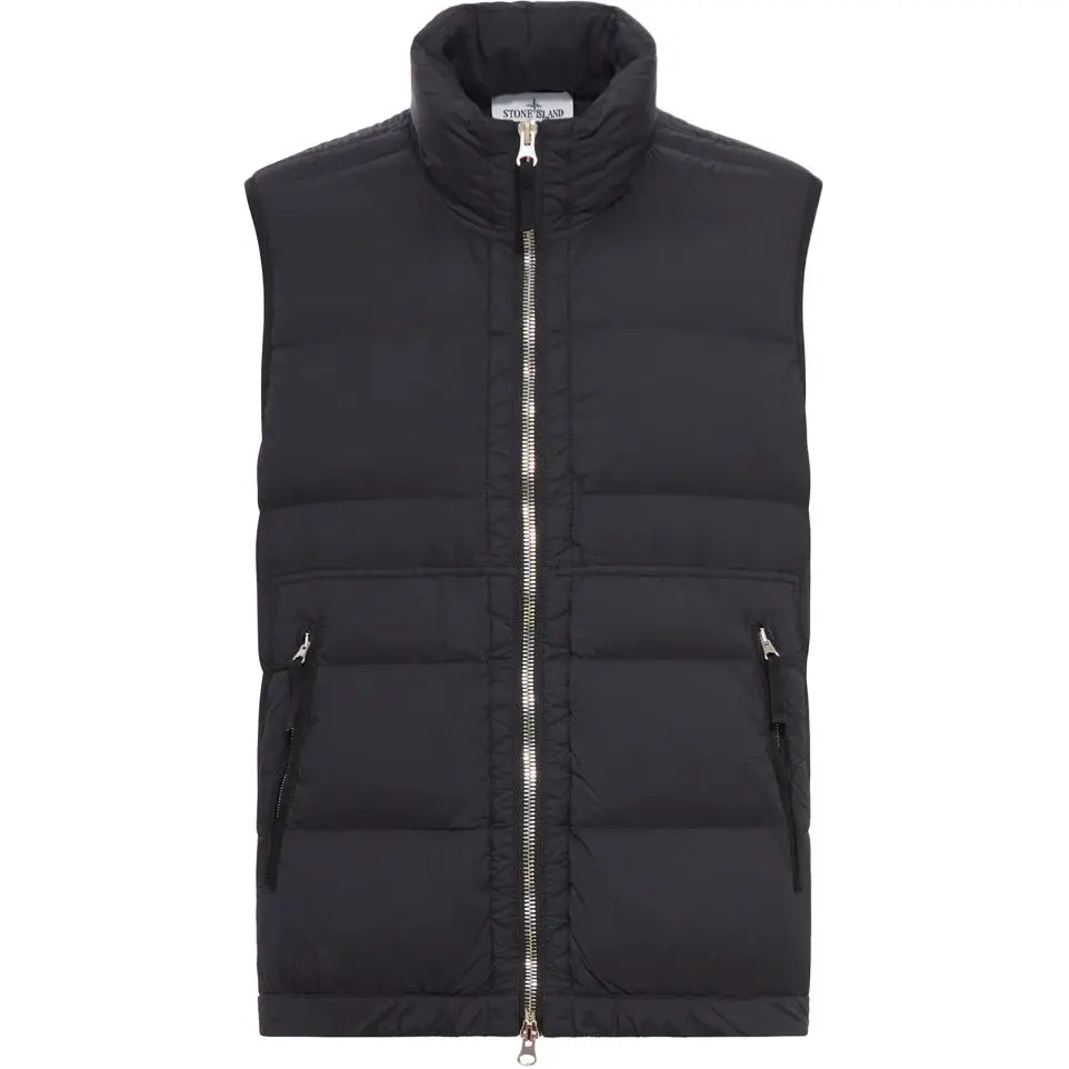 Stone Island padded double-slider zip vest