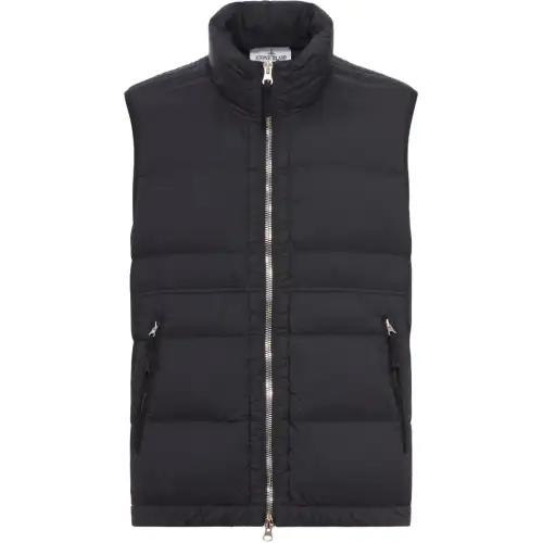Stone Island padded double-slider zip vest