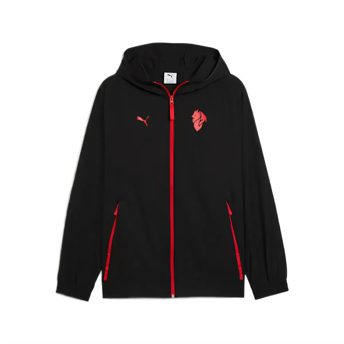 PUMA X AC Milan AC Milan Jackets Men's Black Hooded Moderate Other