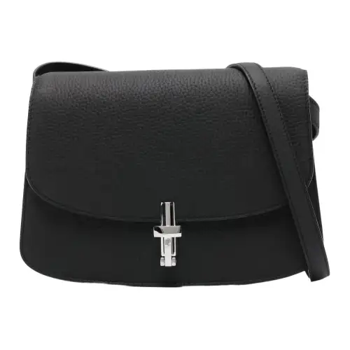 THE ROW Calfskin Shoulder Bag, Crossbody Bag Women's Black