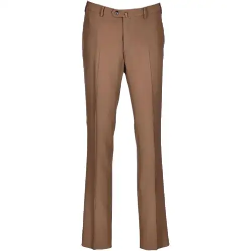 Loro Piana Casual Pants Men's Umber Moderate Straight Fit Pants