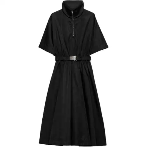 Prada Re-Nylon belted midi dress