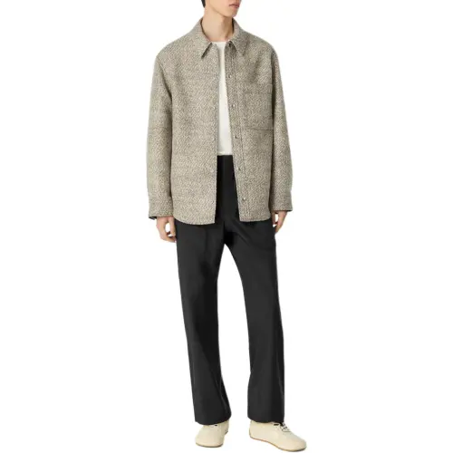 Bottega Veneta Shirts Men's Light Umber Pointed Collar Moderate Other