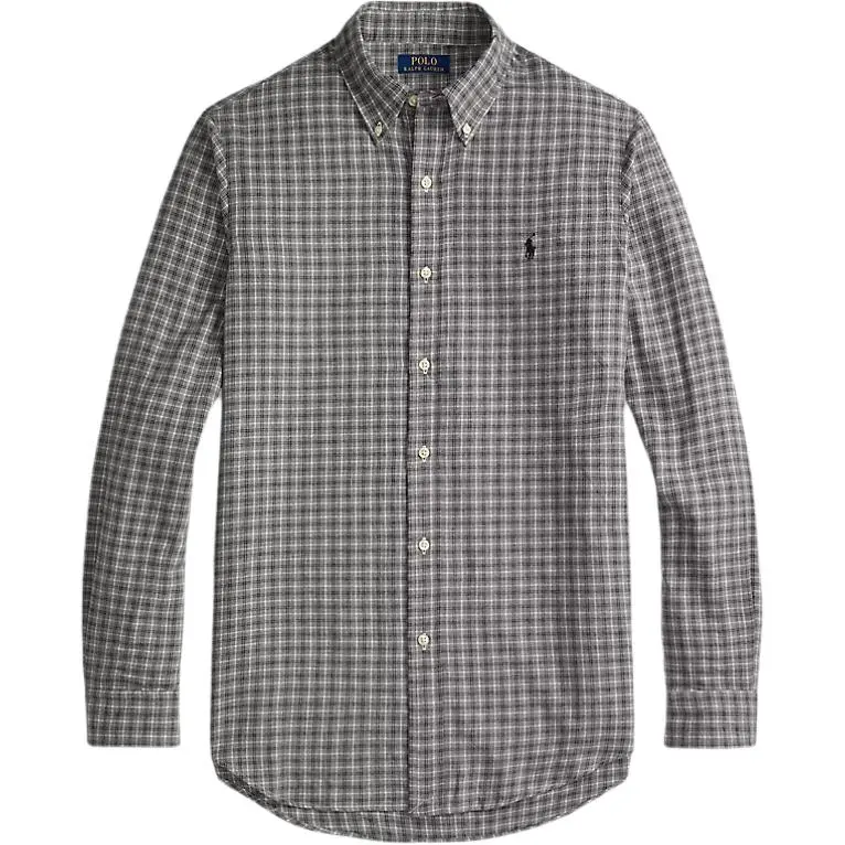 Polo Ralph Lauren Shirts Men's Light Gray Lapel Moderate Other