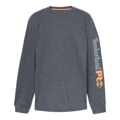 Timberland PRO T Shirts Men's Gray Crew Neck