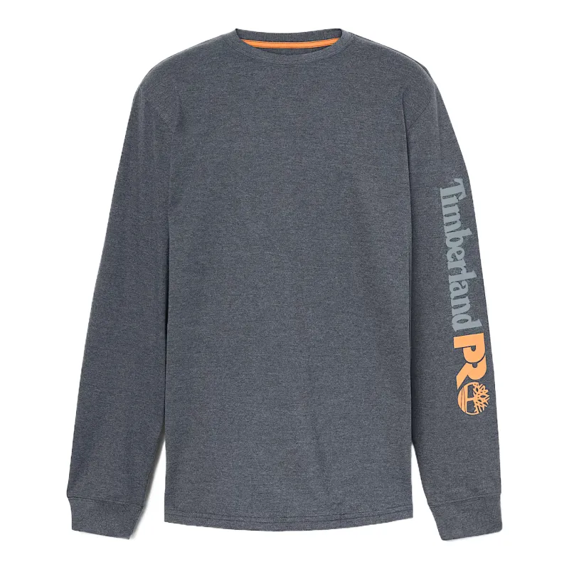 Timberland PRO T Shirts Men's Gray Crew Neck