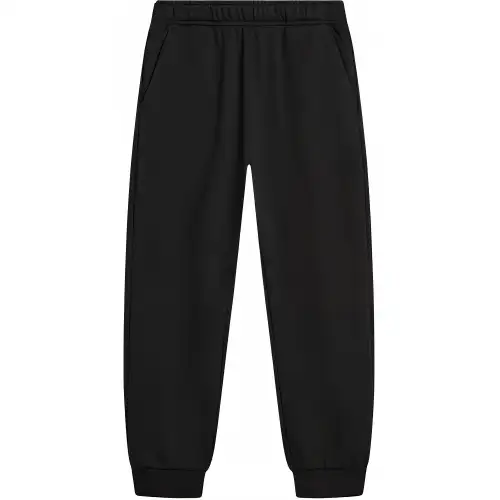 Li Ning Sports Life Collection Letter Mid Rise Comfortable Fleece Lined Thermal Elastic Cuff Knitted Sweatpants Men's