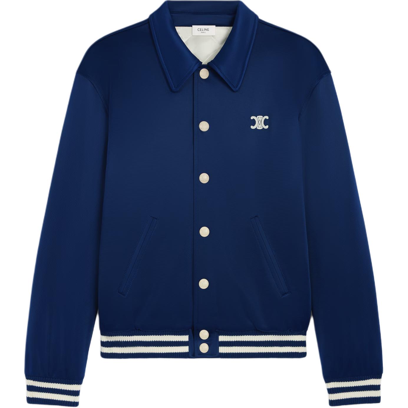 CELINE Button Up Teddy Jacket